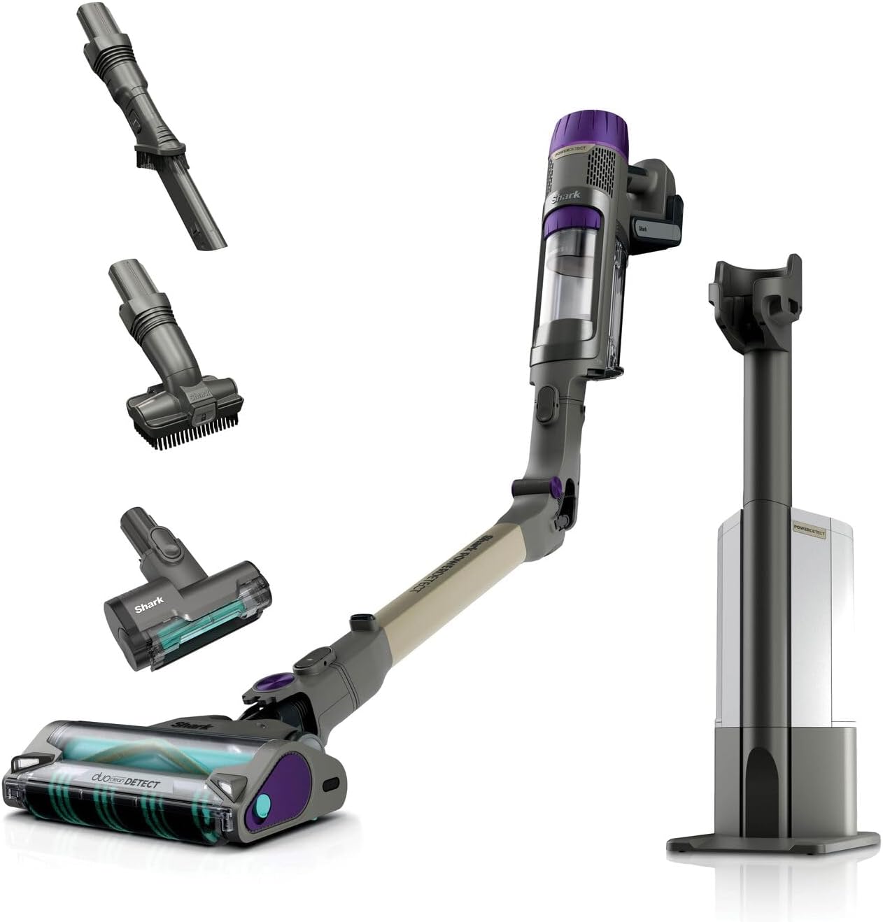 Detalle de Shark PowerDetect Clean & Empty Akku-Staubsauger für Haustierbesitzer – DuoClean Detect