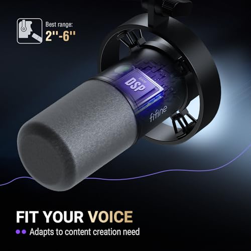 Thumbnail 10 de FIFINE AmpliTank K688CT Podcast Microphone Kit (USB/XLR) with Boom Arm