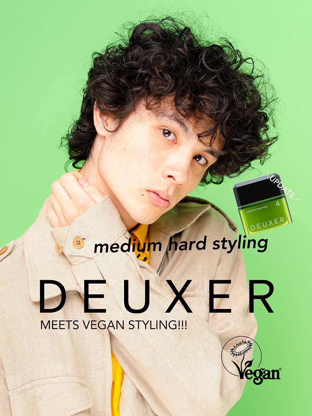 Detalle 1 de ナンバースリー DEUXER 4 ミディアムハードワックス フローラルベリー 80g×2