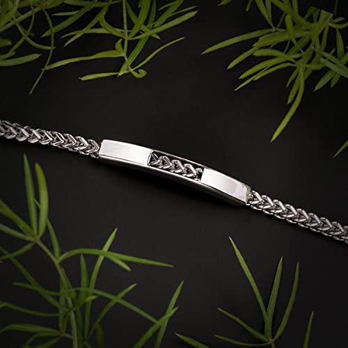 Detalle 2 de Sector No Limits BASIC Bracciale – 22 cm in acciaio con smalto, chiusura a moschettone