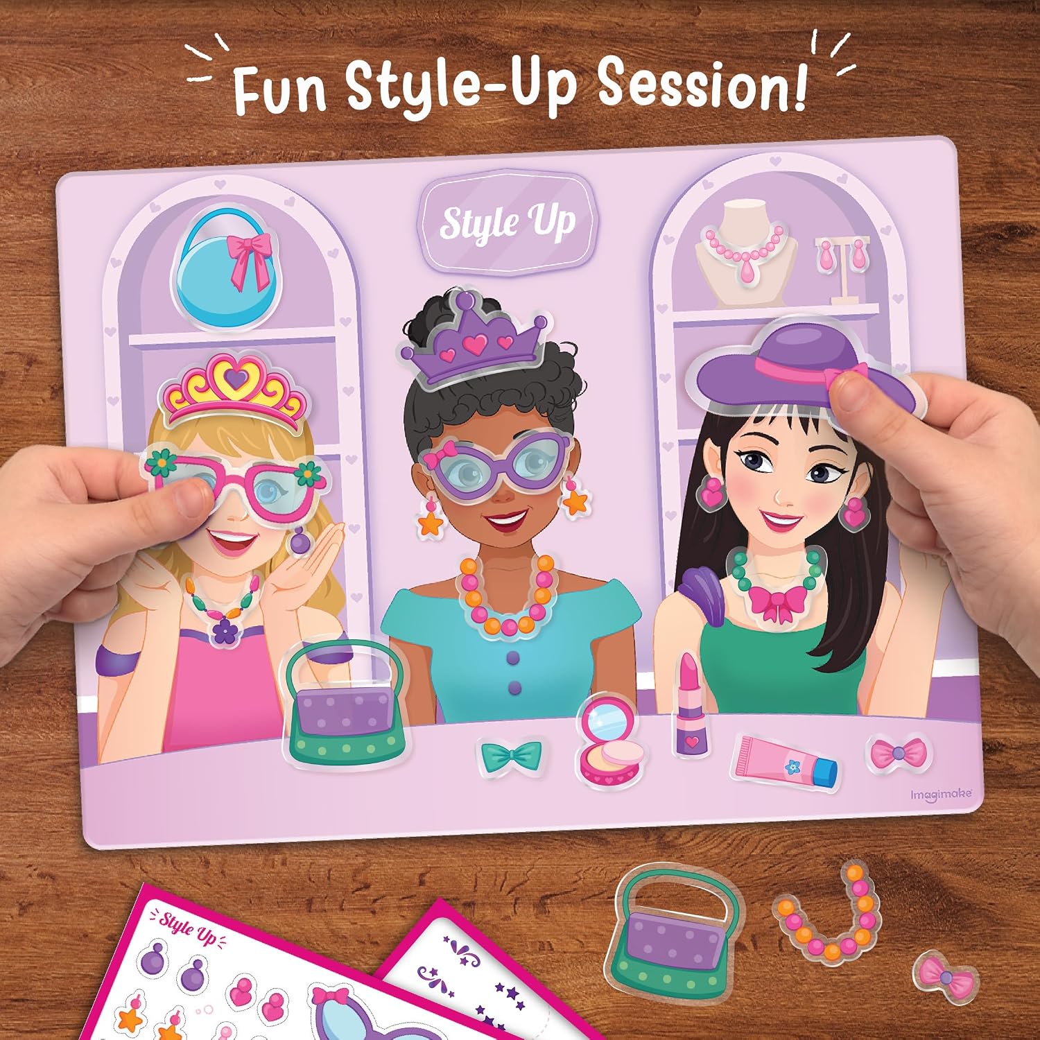 Detalle de Imagimake Sticker Activity Kit with 150+ Reusable Stickers
