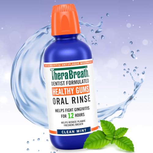 Thumbnail 8 de TheraBreath Healthy Gums Oral Rinse (Clean Mint) – 2 x 16 oz, Alcohol-Free