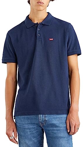 Detalle de Levi's Housemark Polo T-Shirt Homme, Dress Blues, XS