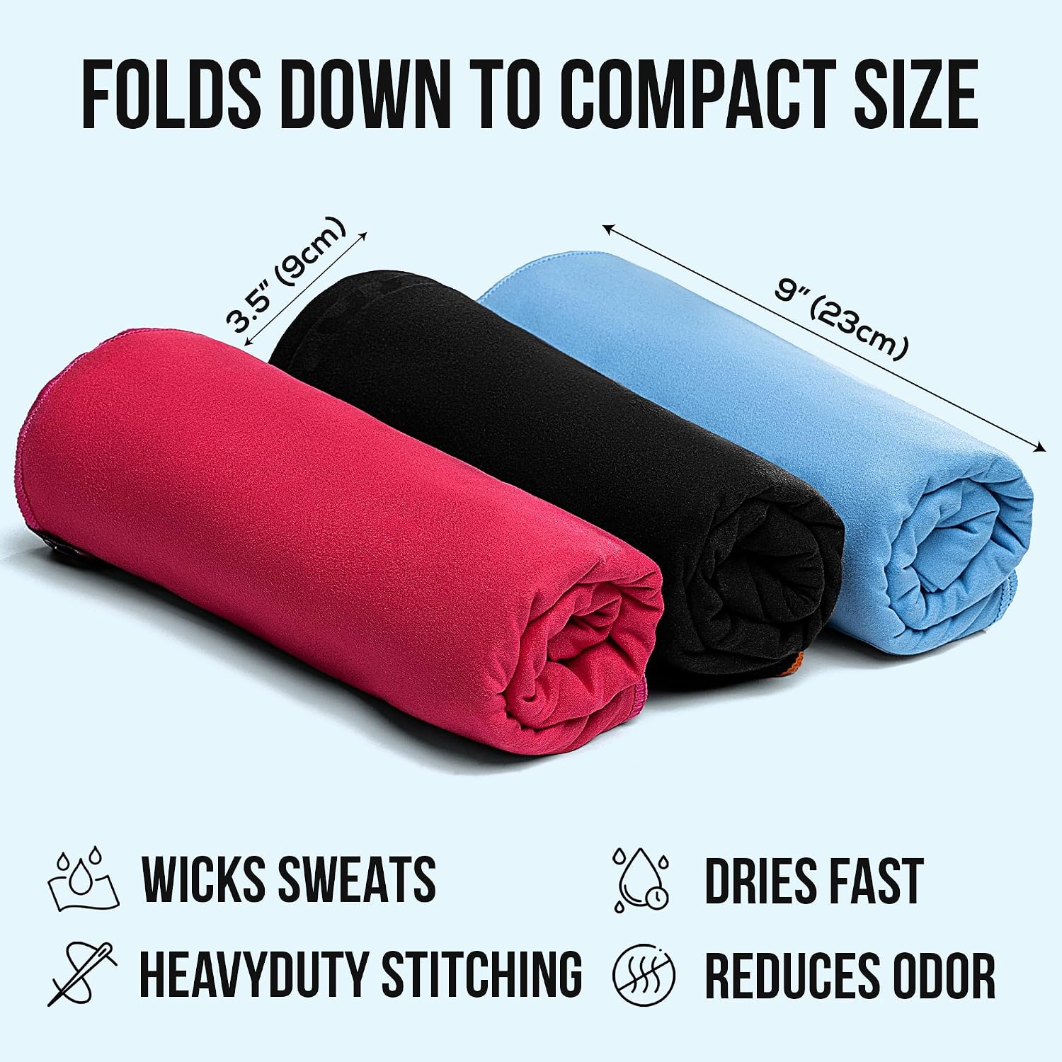 Detalle de illusion Extra Large Microfibre Towel 80x180 cm