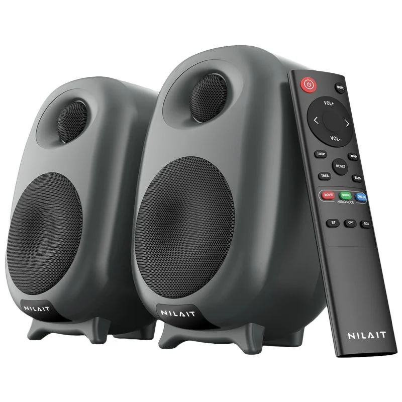 Detalle de Nilait ACUSTIQ 50 W — altavoces Bluetooth negros