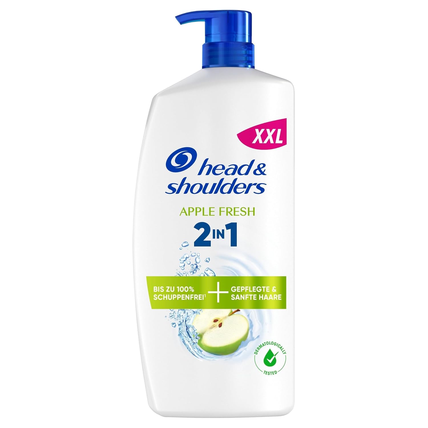 Detalle de Head & Shoulders Apple Fresh 2-in-1 Anti-Schuppen-Shampoo und Pflegespülung 800 ml Pumpspender