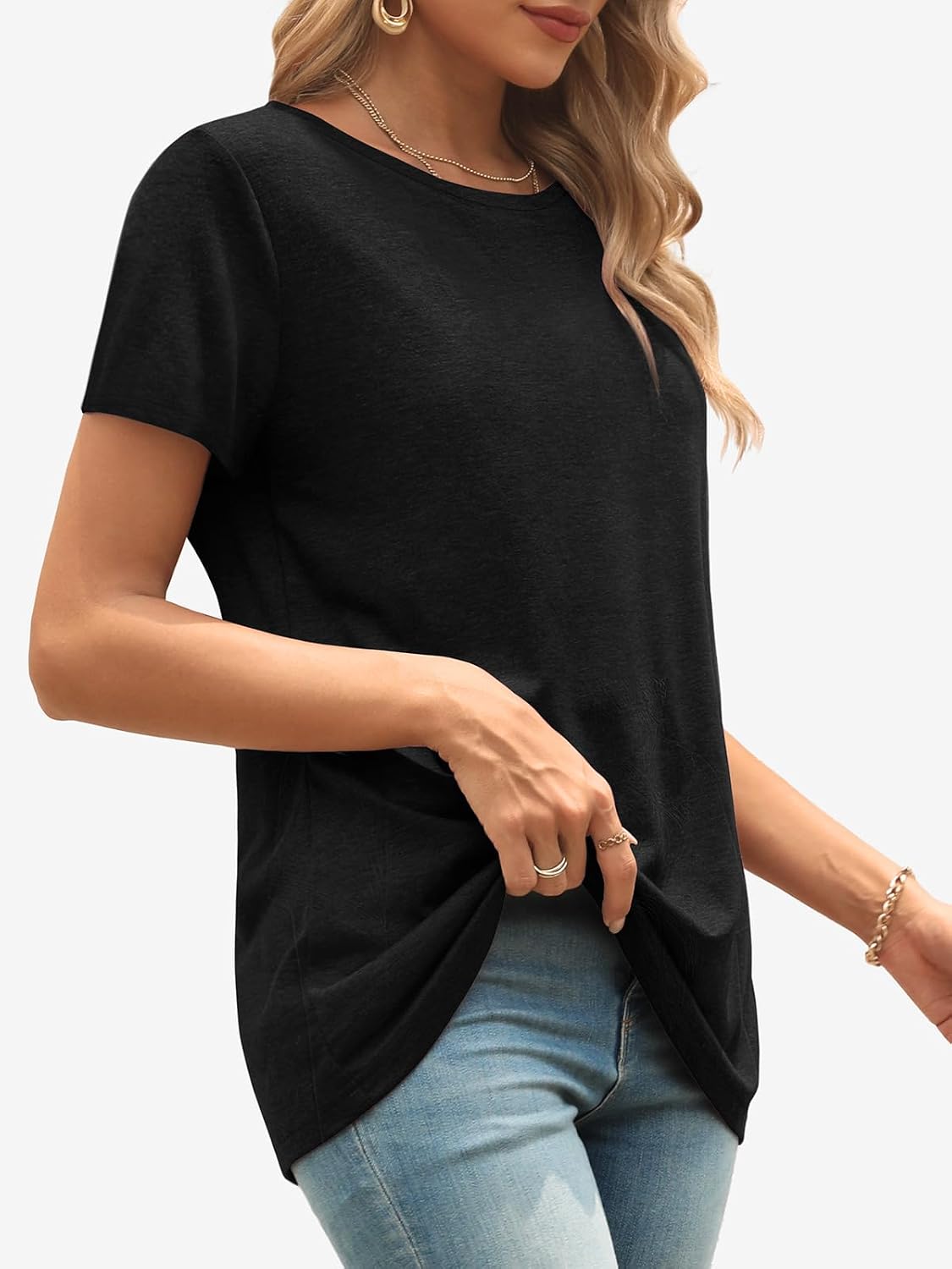 Detalle de ATHMILE Womens T Shirt Short Sleeve 2026