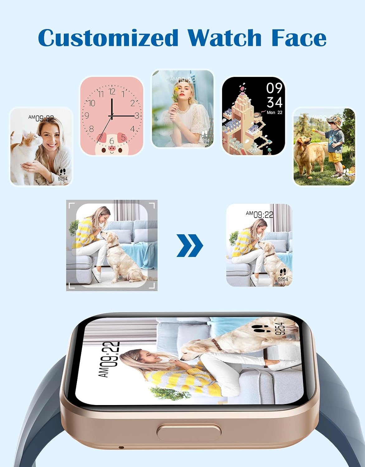 Thumbnail 6 de RUIMEN Smart Watch with Call Function