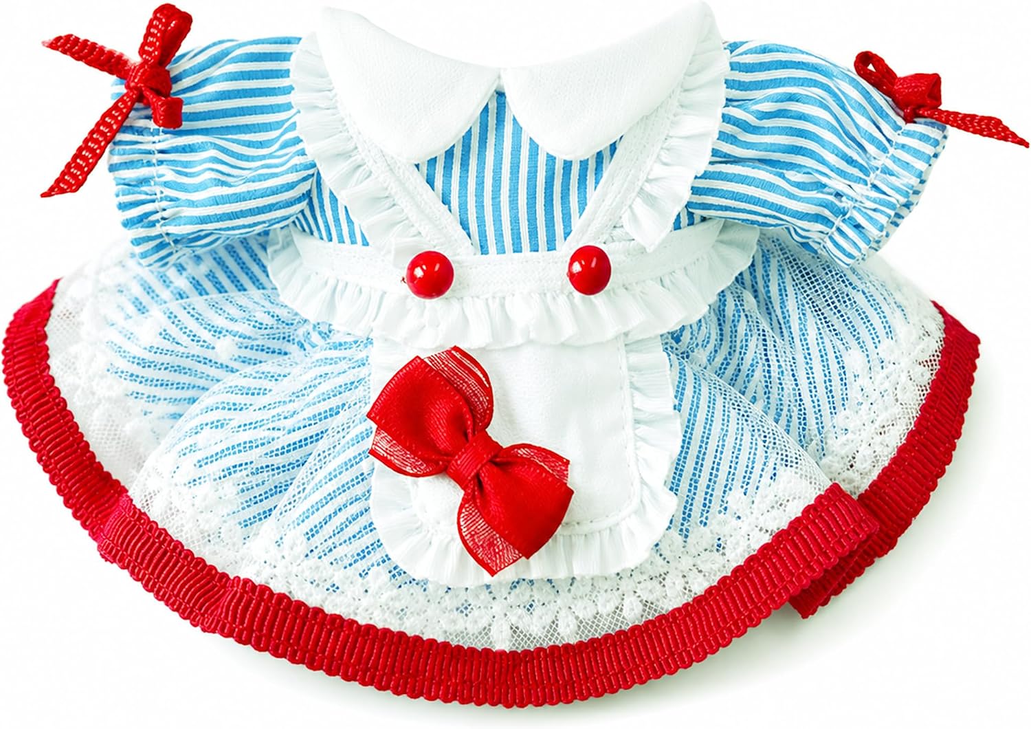 Detalle de アメリカンダイナー風エプロンワンピース 10~15cmぬいぐるみ用 2点セット
