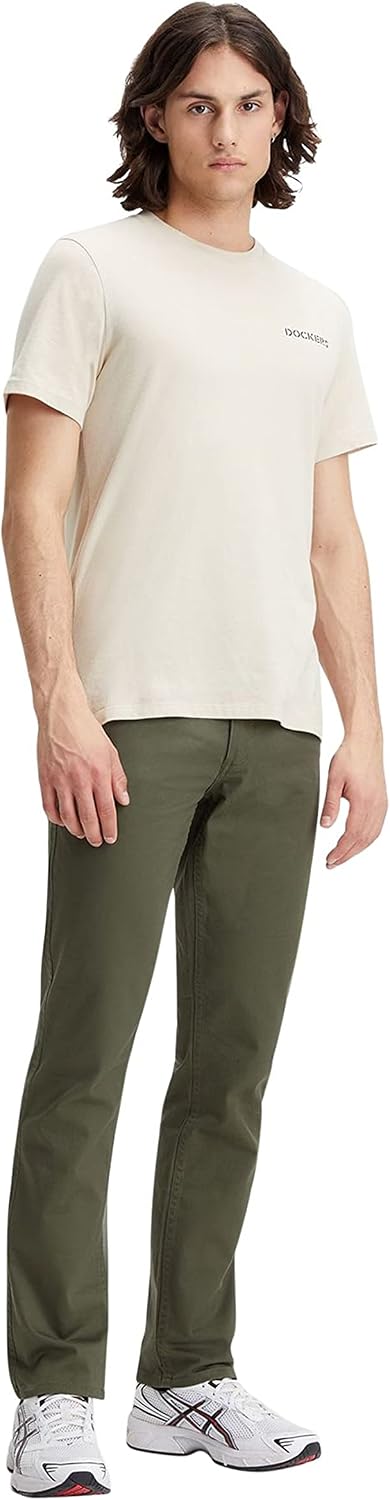 Detalle de Dockers Alpha Original 44715 Men's Slim Chinos in Stretch Twill