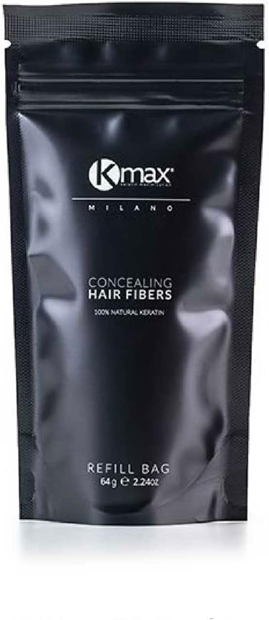 Detalle de Kmax Fibre cheratina per capelli 64 g – Polvere volumizzante capelli naturale