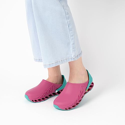 Detalle de Scholl Evoflex: Scarpe da Lavoro Unisex per Settore Medico (Fuchsia, 44 EU)