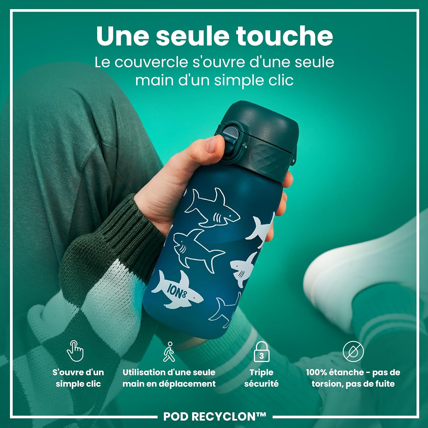 Thumbnail 2 de ion8 Gourde Enfant 350 ml anti-fuite 🥤