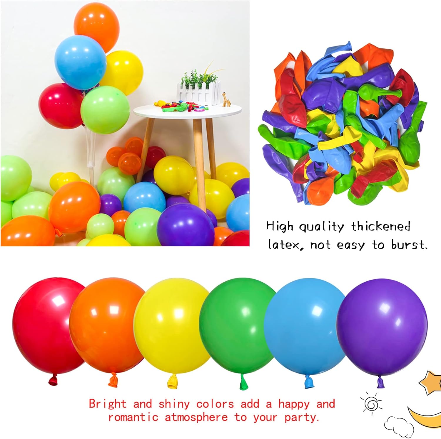 Thumbnail 3 de KAWKALSH Rainbow Balloon Arch Kit 111Pcs 🎈