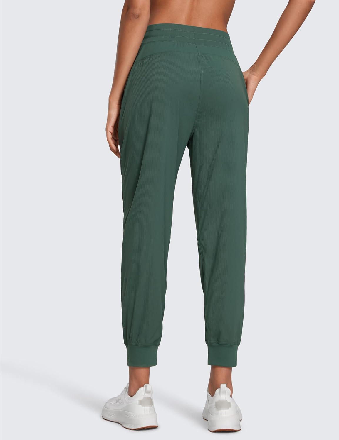 Detalle 2 de CRZ YOGA Joggers d'entraînement à Taille Haute pour Femmes avec Poches