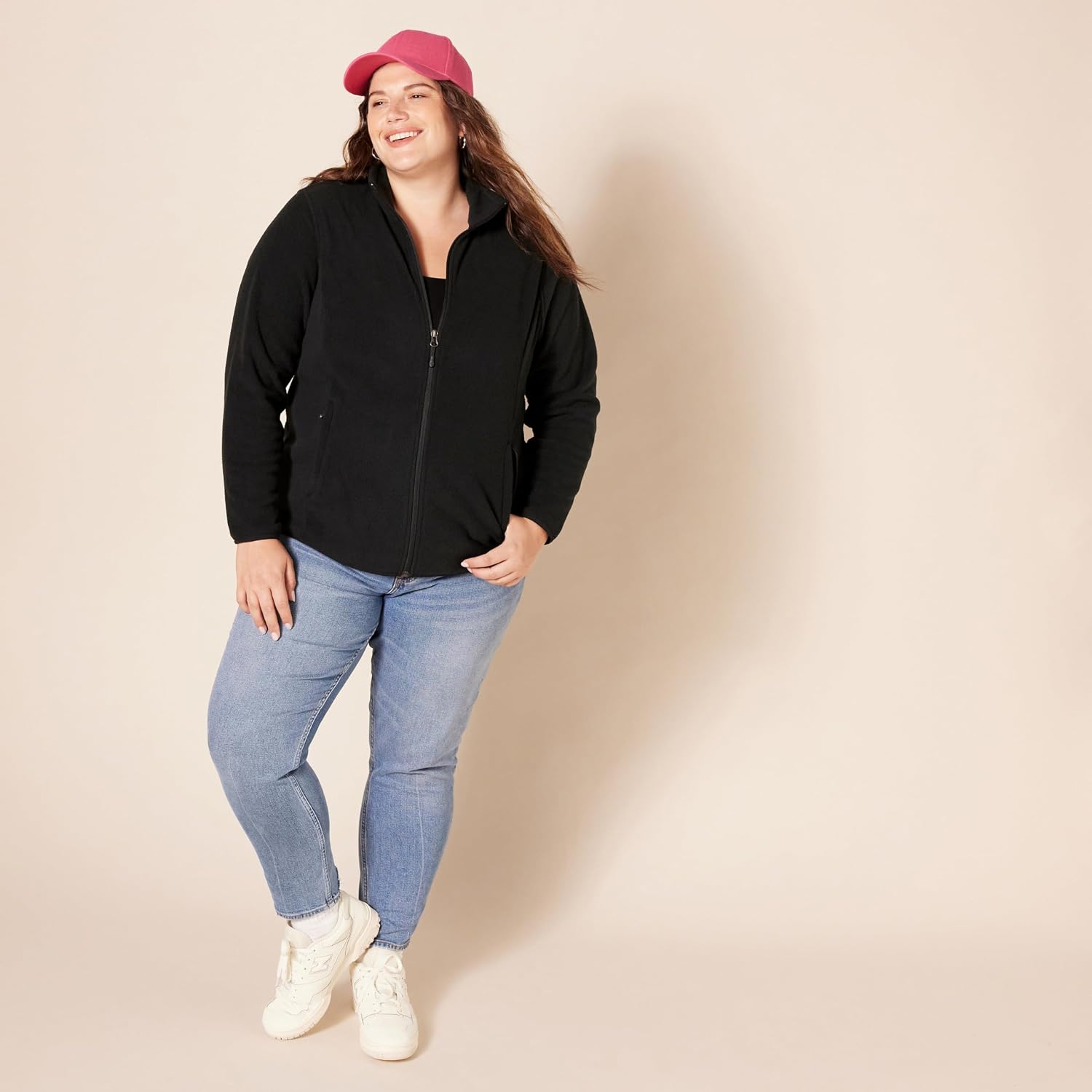 Thumbnail 6 de Damen Fleecejacke mit Reißverschluss für Wärme