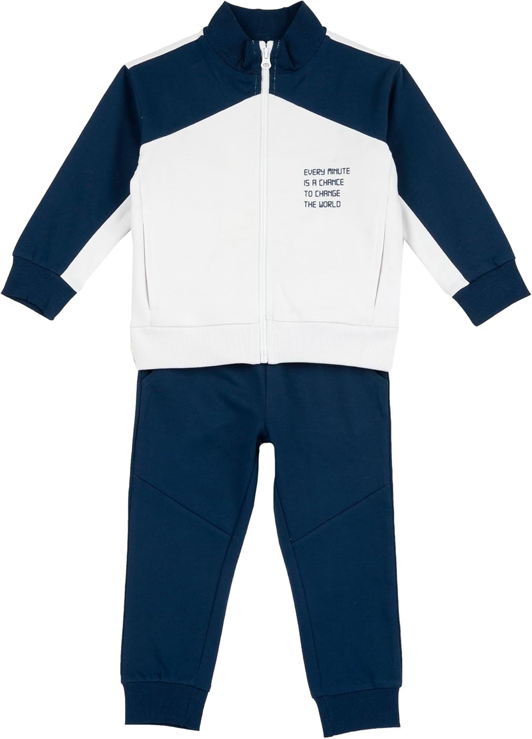 Detalle 2 de Chicco Ensemble Garçon Avec Capuche – Sweat et Pantalon en Tissu Non Gratté (261)