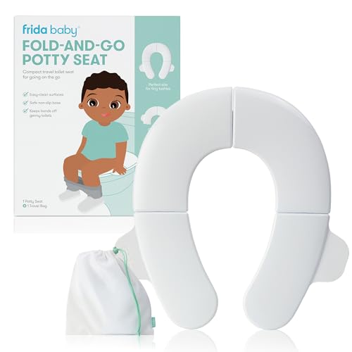 Frida Baby Fold-and-Go Potty Seat: Portable, non-slip travel potty for on-the-go parents