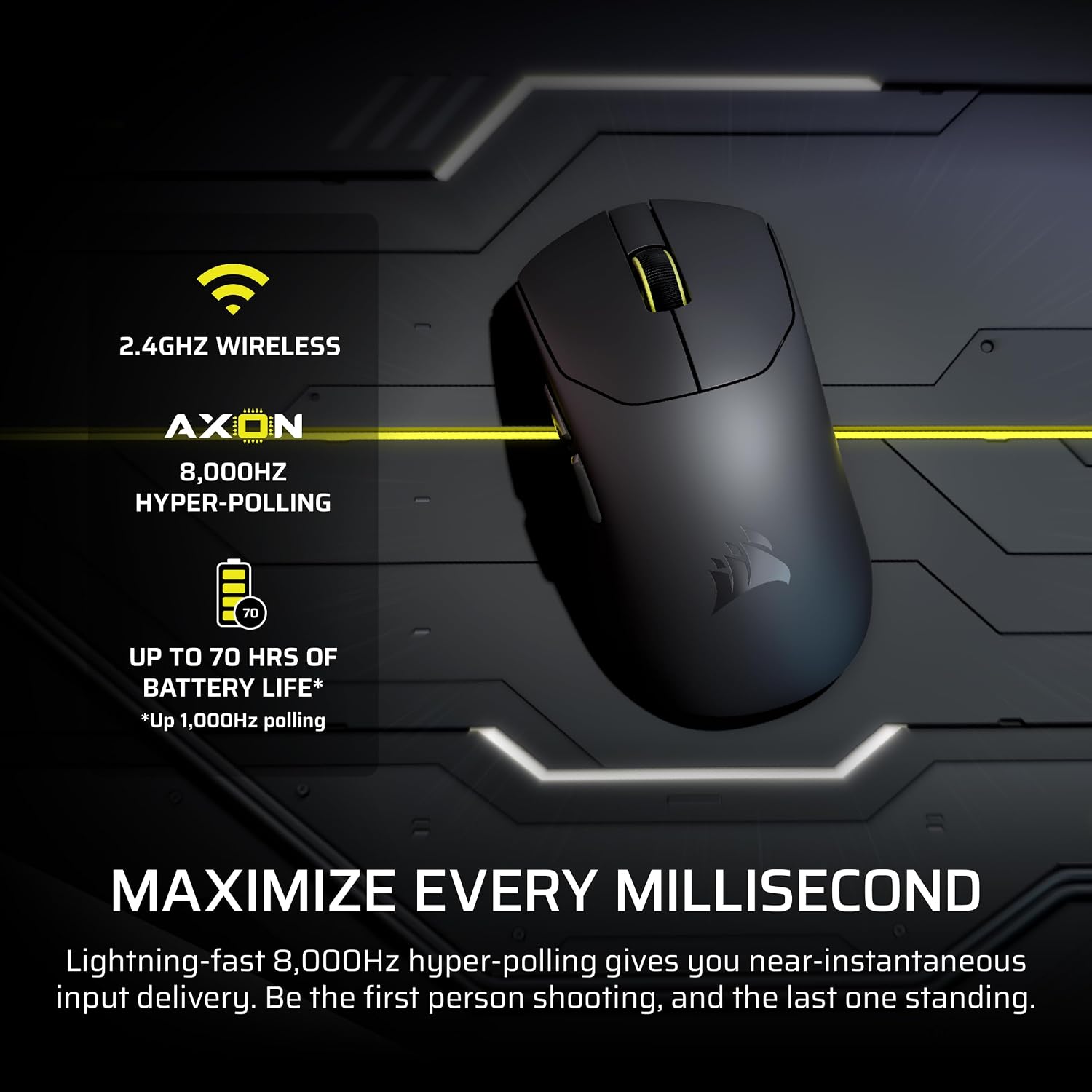 Thumbnail 4 de CORSAIR wireless gaming mouse 36 g