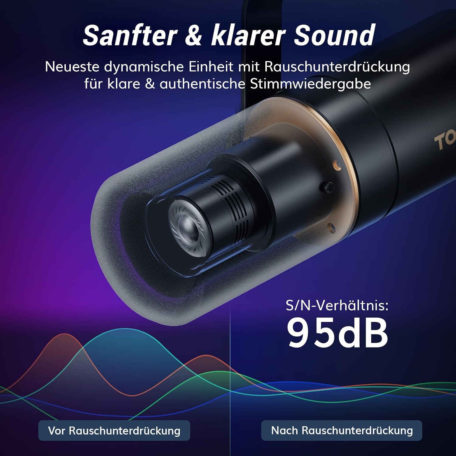 Detalle 2 de Podcast-Ausrüstungspaket: Audio-Interface, Dynamisches Mikrofon-Set mit Galgenarm – USB-Stick für Content-Erstellung