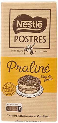 Detalle de Nestlé Postres Chocolate Praliné para fundir 20×170 g 🍫