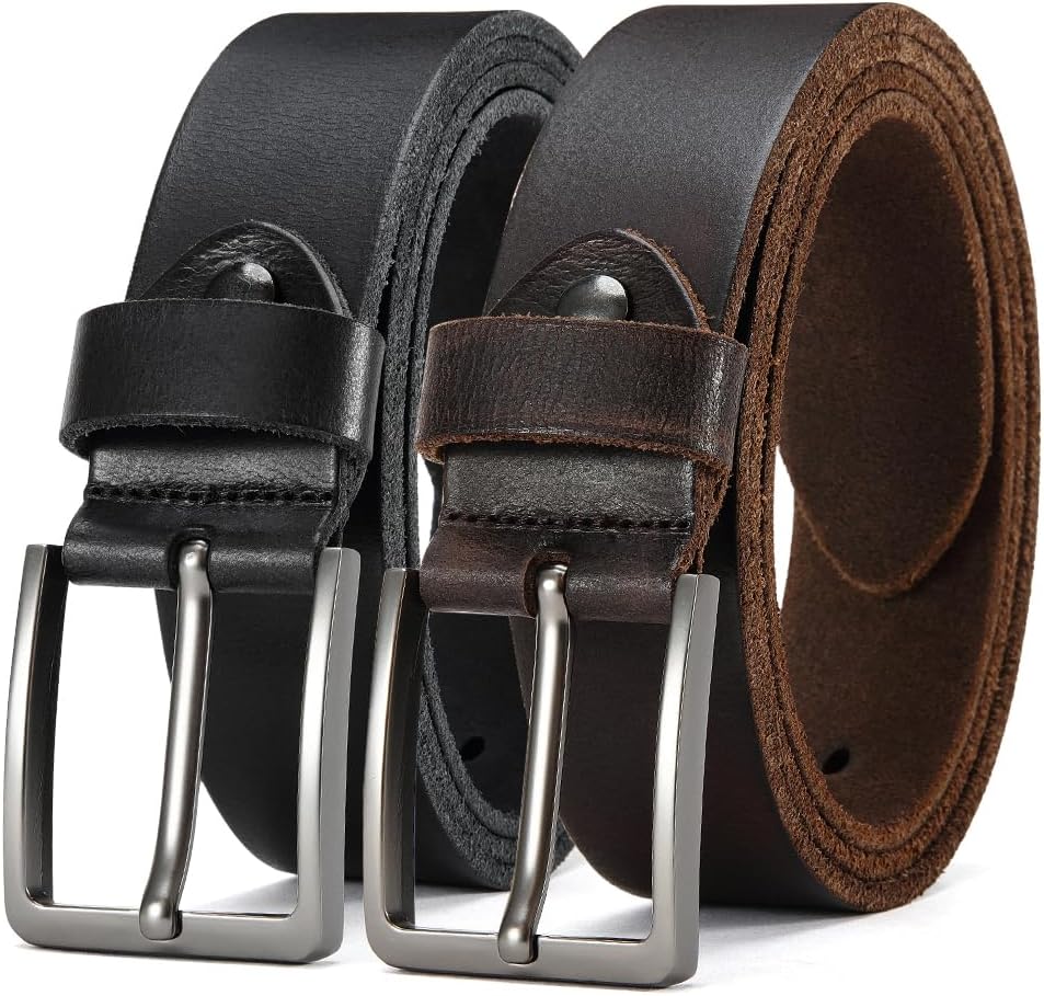 Detalle de DOOPAI Herren Ledergürtel mit 3,8 cm