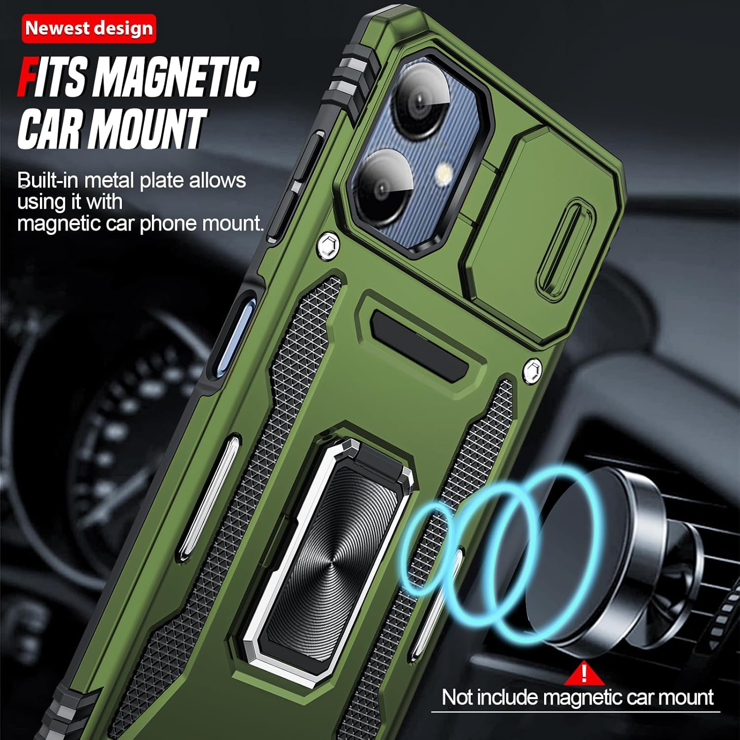 Thumbnail 4 de LeYi Galaxy A06 tough armour case