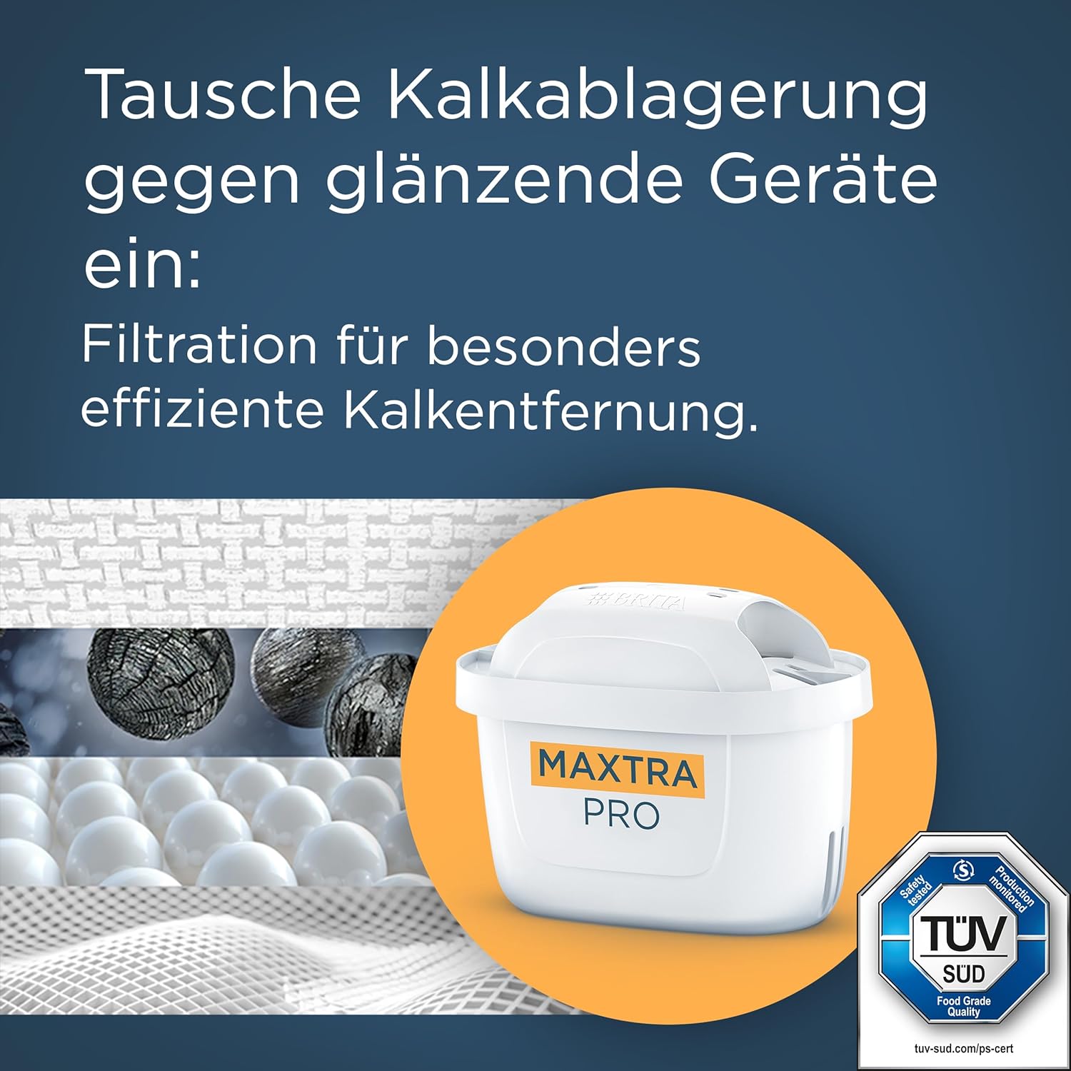 Detalle 2 de BRITA MAXTRA PRO Extra Kalkschutz 12er-Pack – Original Filterkartuschen für BRITA Kannen