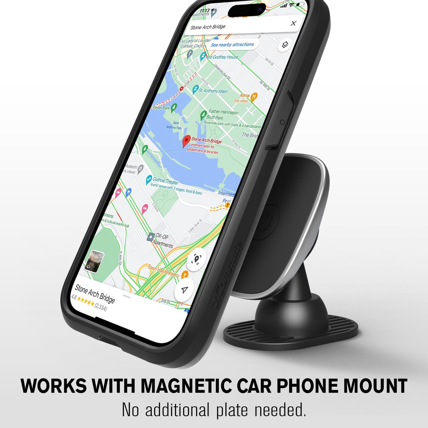 Thumbnail 6 de VENA vCommute Wallet Case for iPhone 15 Pro Max: Military-Grade Protection with Hidden Card Slot