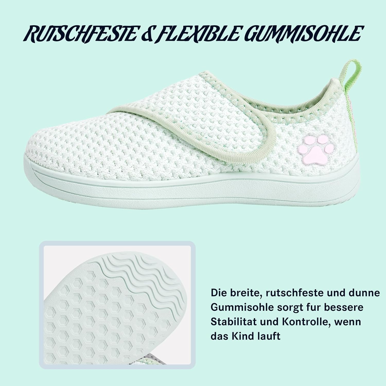 Thumbnail 6 de IceUnicorn Baby Barfußschuhe: Breite Kleinkind-Lauflernschuhe mit Anti-Rutsch-Sohle