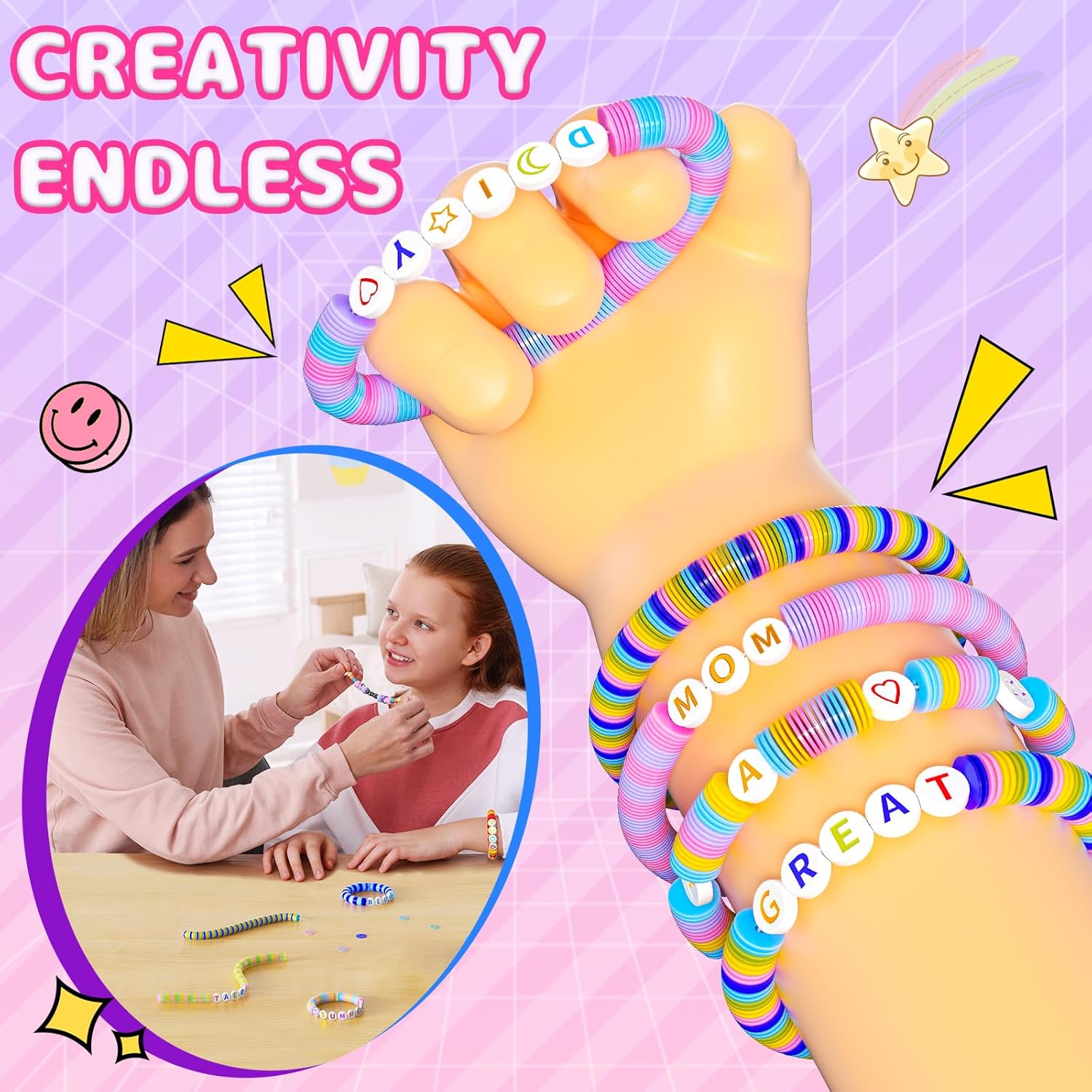 Detalle de BOOH Gifts for Girls 4-12: Decorate Your Own Water Bottle + Unicorn Craft Kit