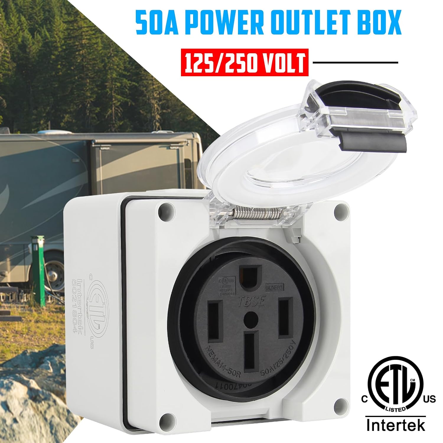 Detalle 2 de Afurkuot NEMA 14-50R outlet box