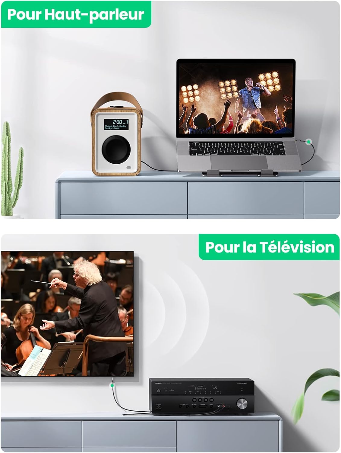 Thumbnail 6 de UGREEN Câble Jack 3,5 mm vers 2 RCA 1M