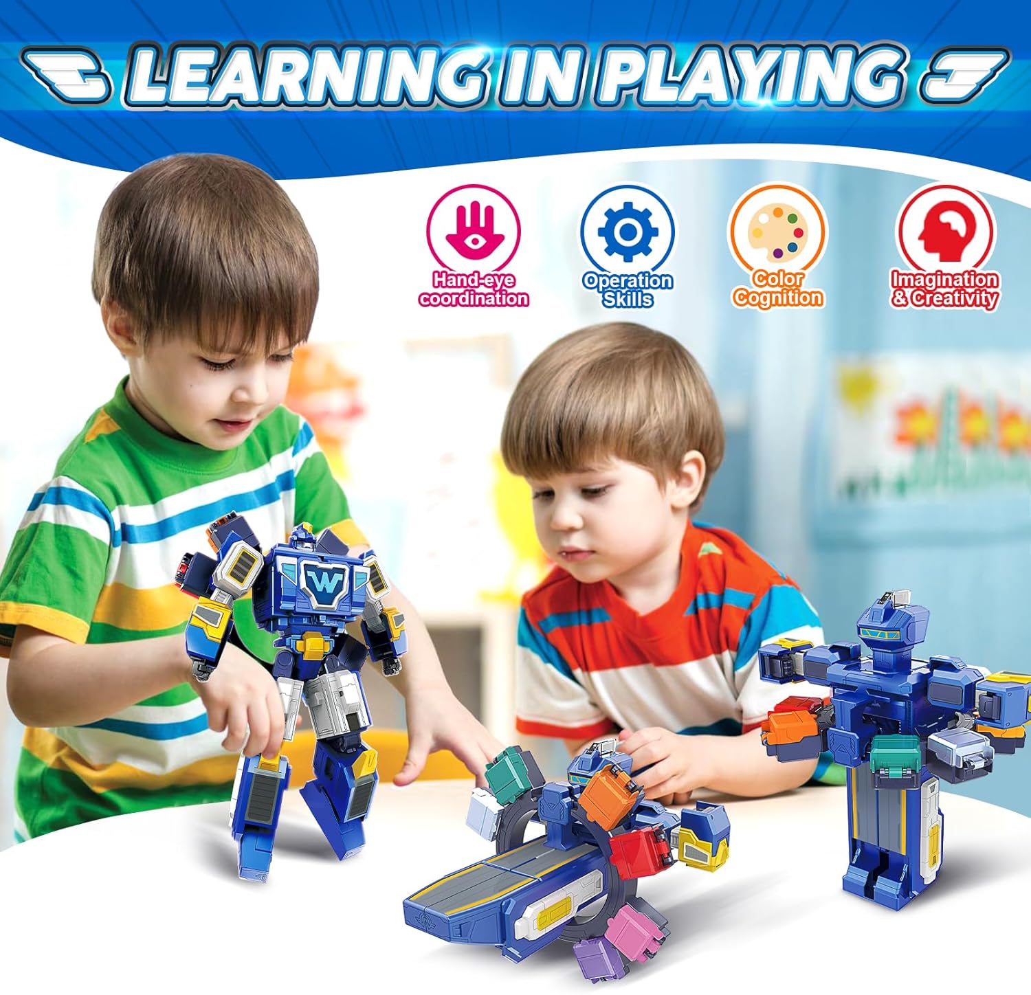 Thumbnail 2 de Super Wings 3 en 1 World Space Robot transformable