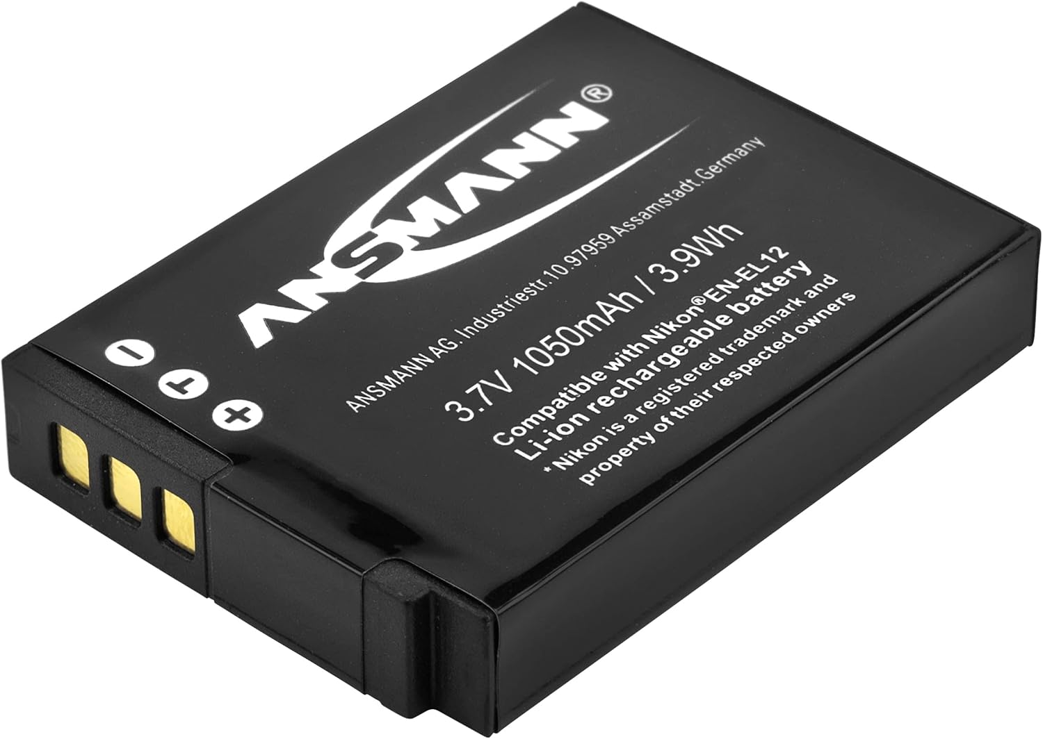 Detalle de ANSMANN A-Nik ENEL 12 Akku 3,7V 1050 mAh