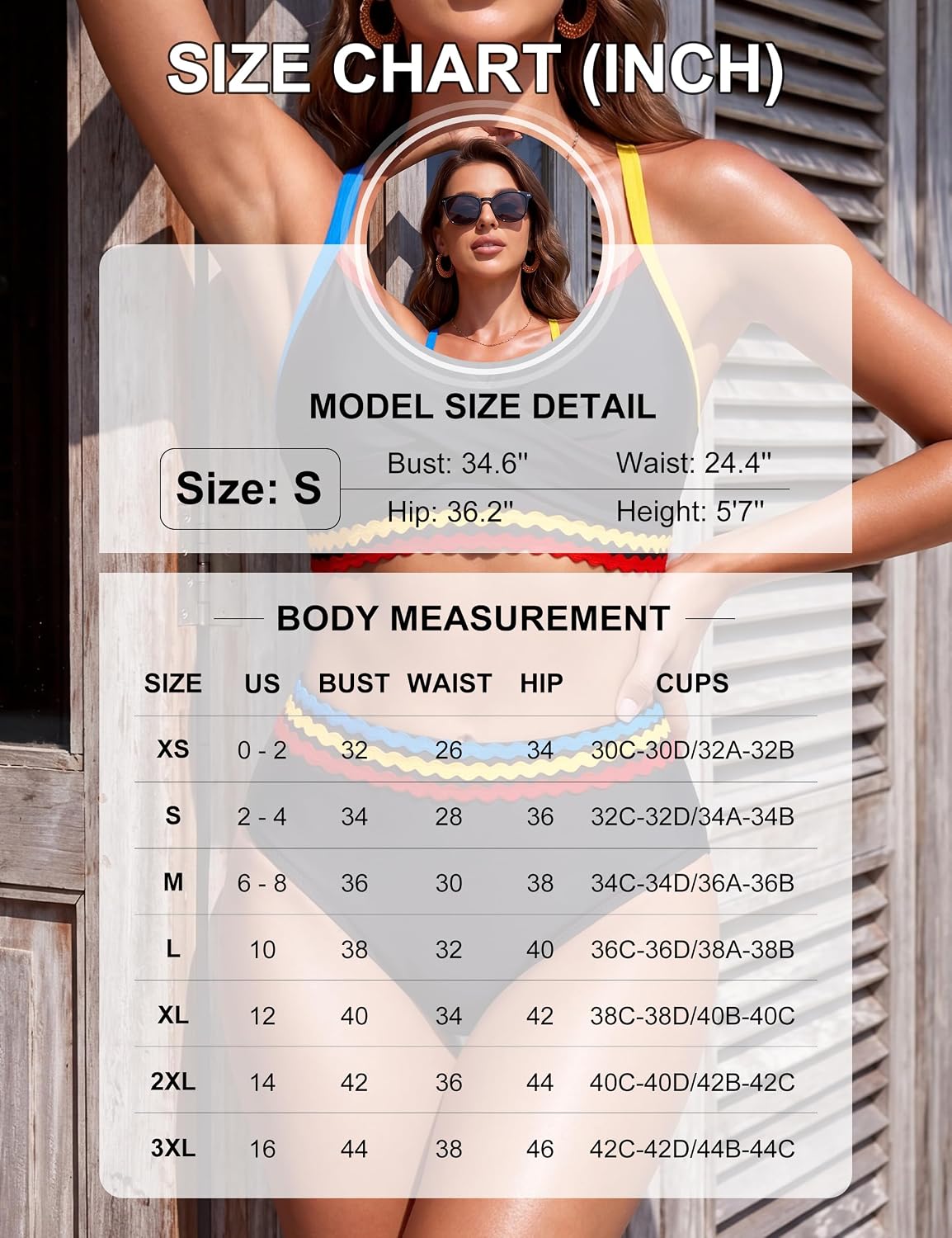 Detalle 2 de Blooming Jelly Women's Bikini Set, 82% Nylon