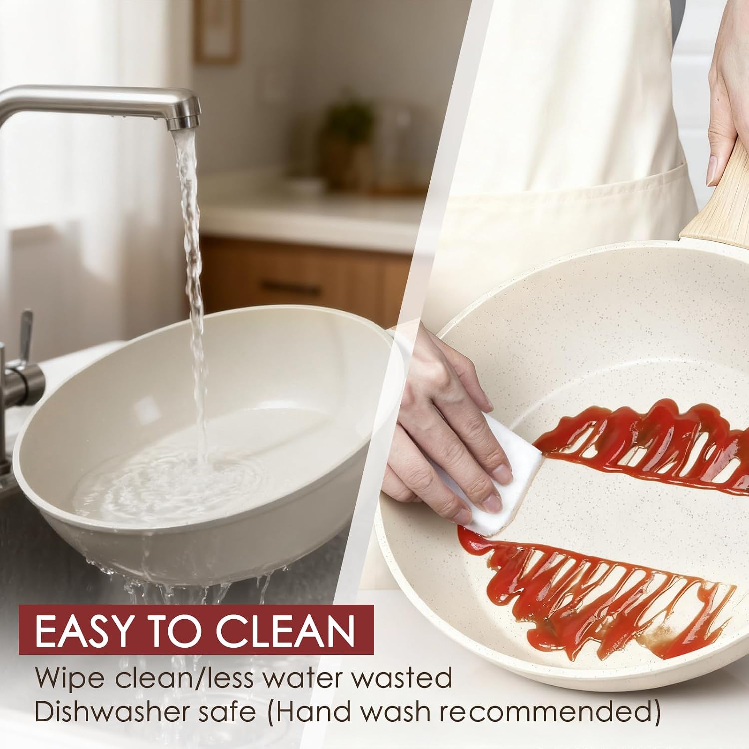 Thumbnail 4 de Kikcoin 31-Piece Nonstick Pots and Pans Set