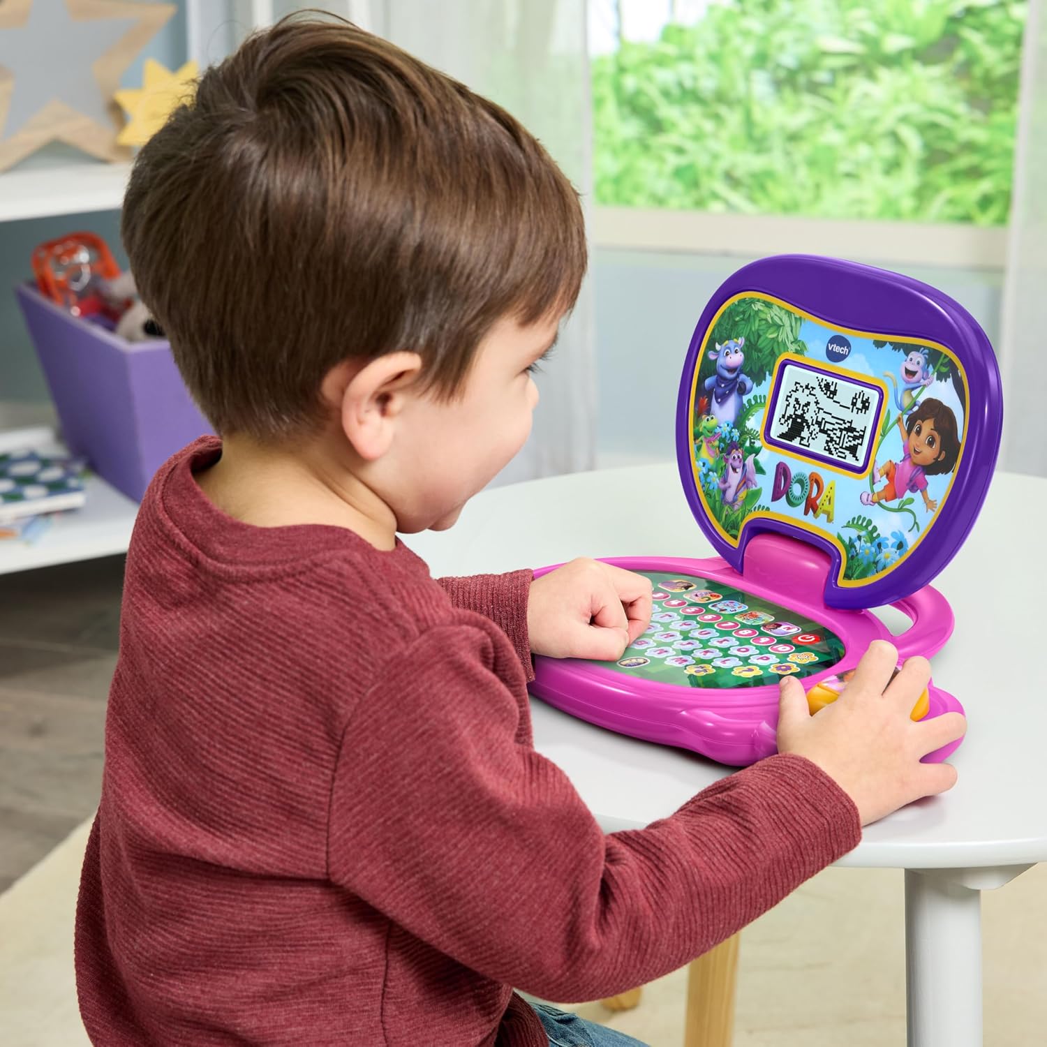 Thumbnail 6 de VTech Mon Ordi Éducatif Dora L’Exploratrice — ordinateur enfant bilingue français/anglais dès 3 ans