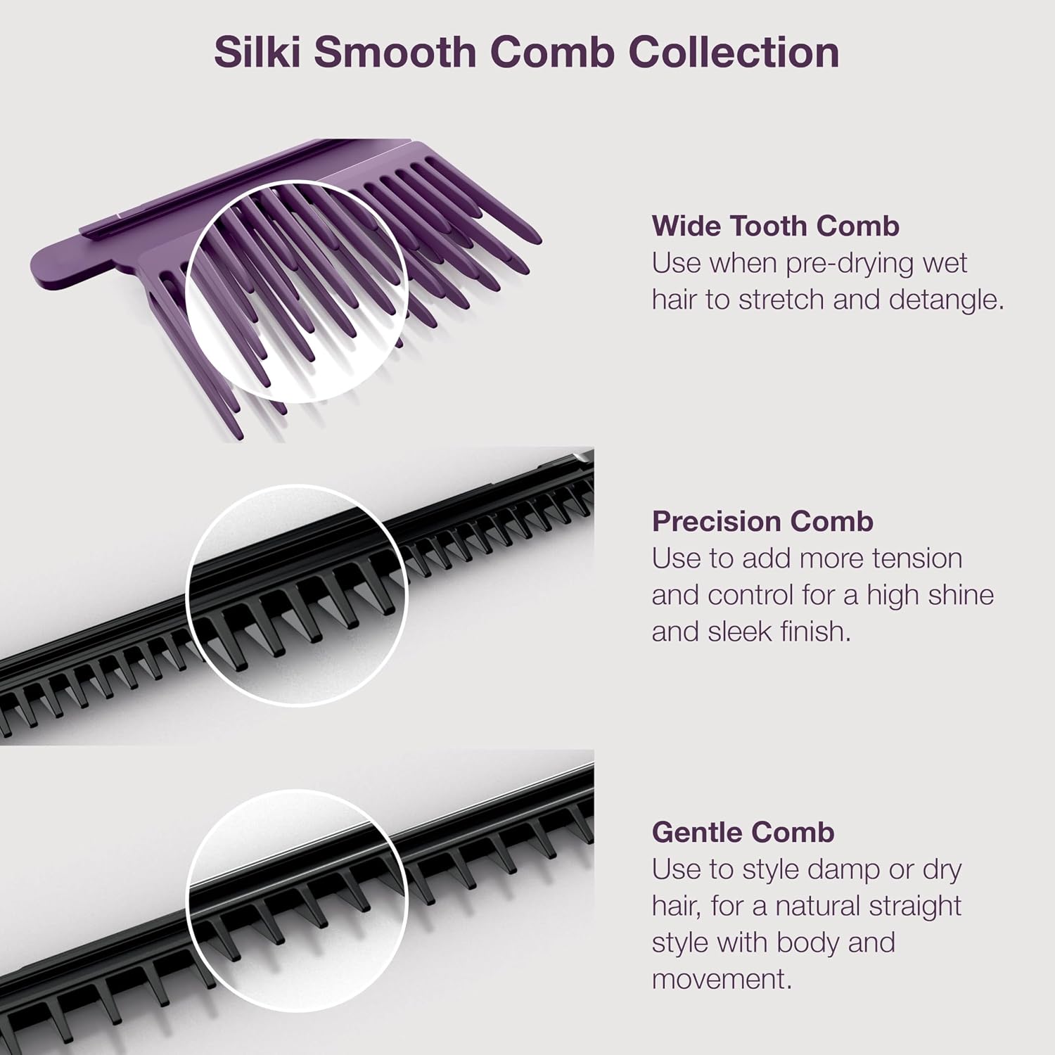 Detalle de Shark SilkiPro Hair Straightener & Dryer | HT401UKPU