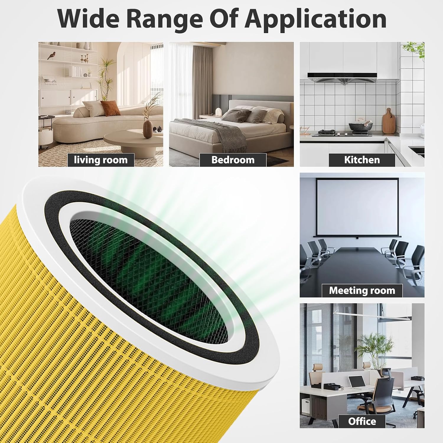Thumbnail 6 de Colorfullife Model 1 Core 300-P Compatible Air Purifier Filter, 2-Pack