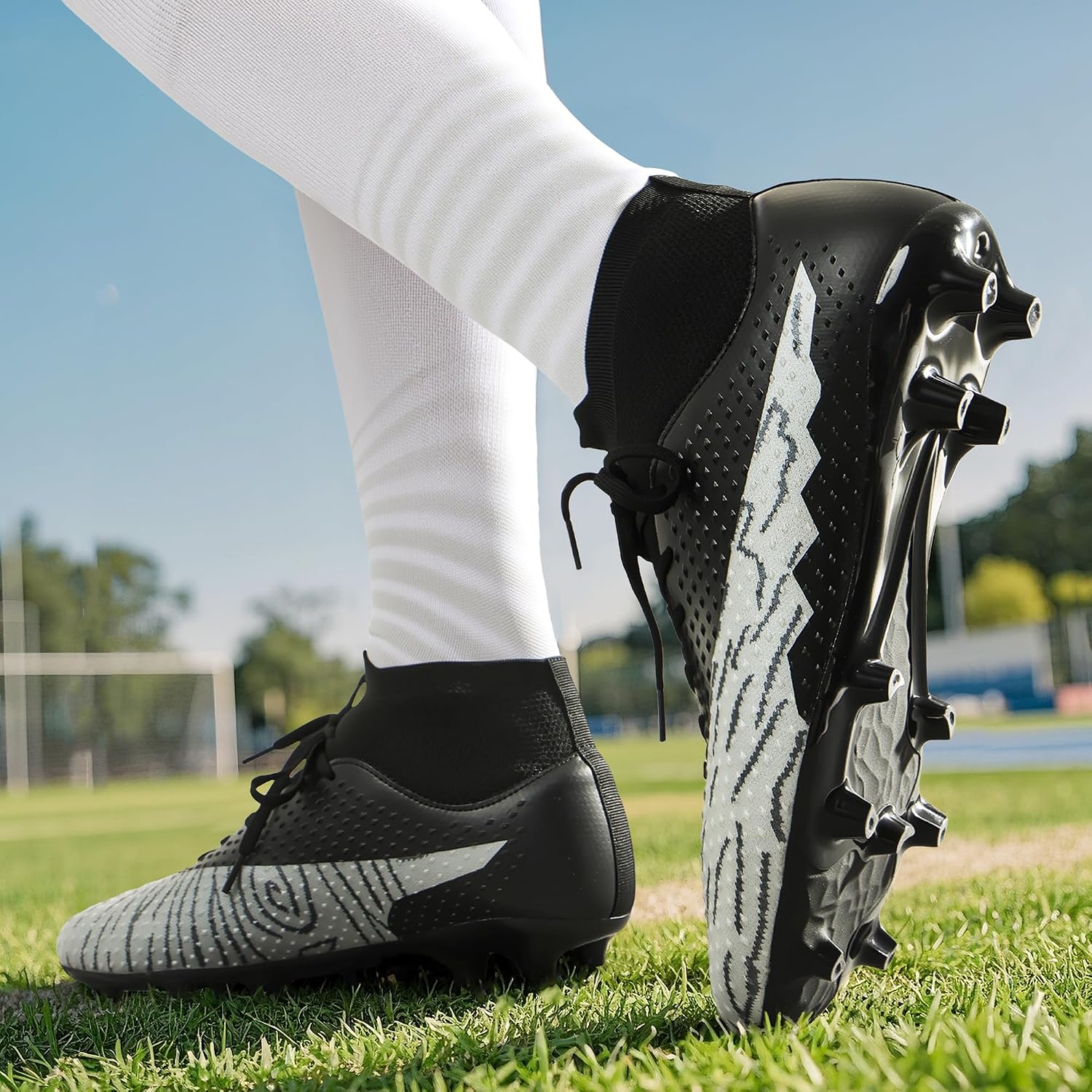 Detalle 2 de DREAM PAIRS Men’s High-Top Firm Ground Soccer Cleats FG/AG