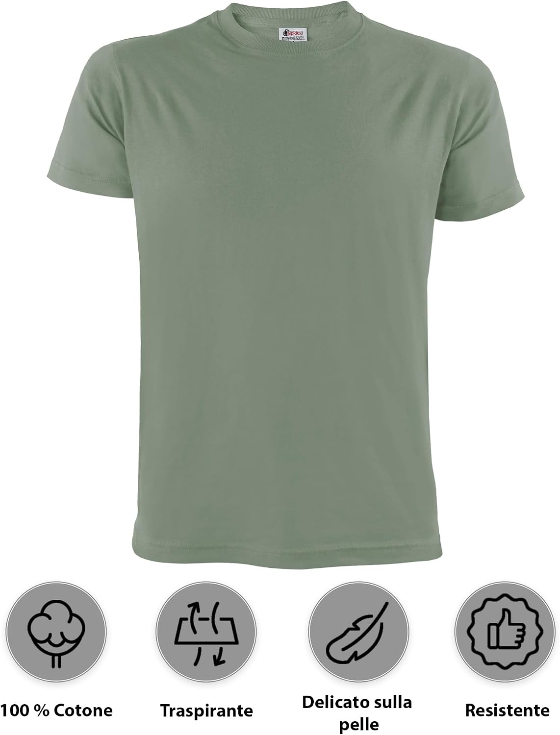 Detalle de ALPIDEX T-Shirt Magliette da Uomo 5 pezzi