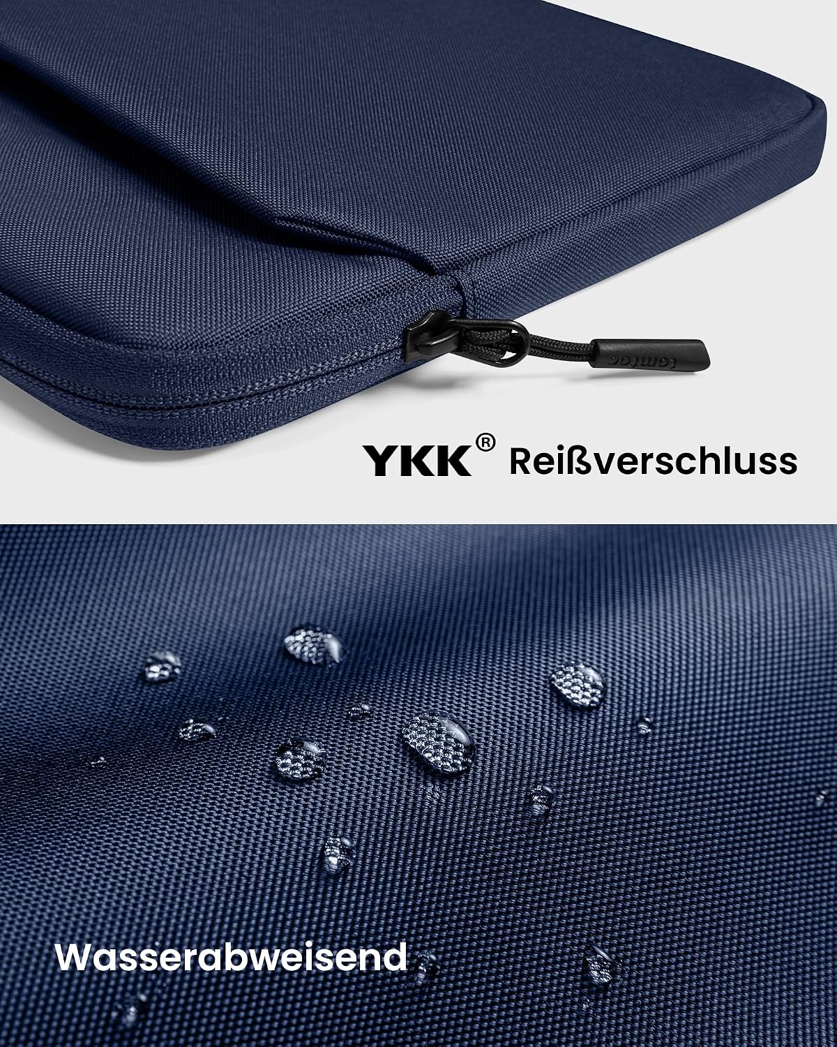Detalle 2 de tomtoc Slim Laptop Tasche Hülle für 14‑Zoll MacBook Pro & Surface 7 – wasserabweisend, schlank