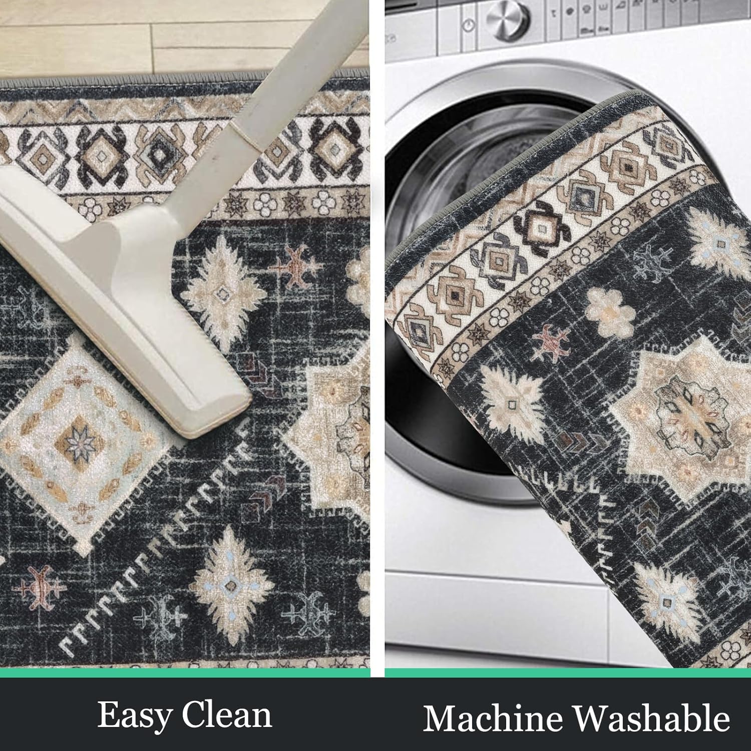 Thumbnail 3 de HEBE Boho Kitchen Rug Set 3-piece 🏠