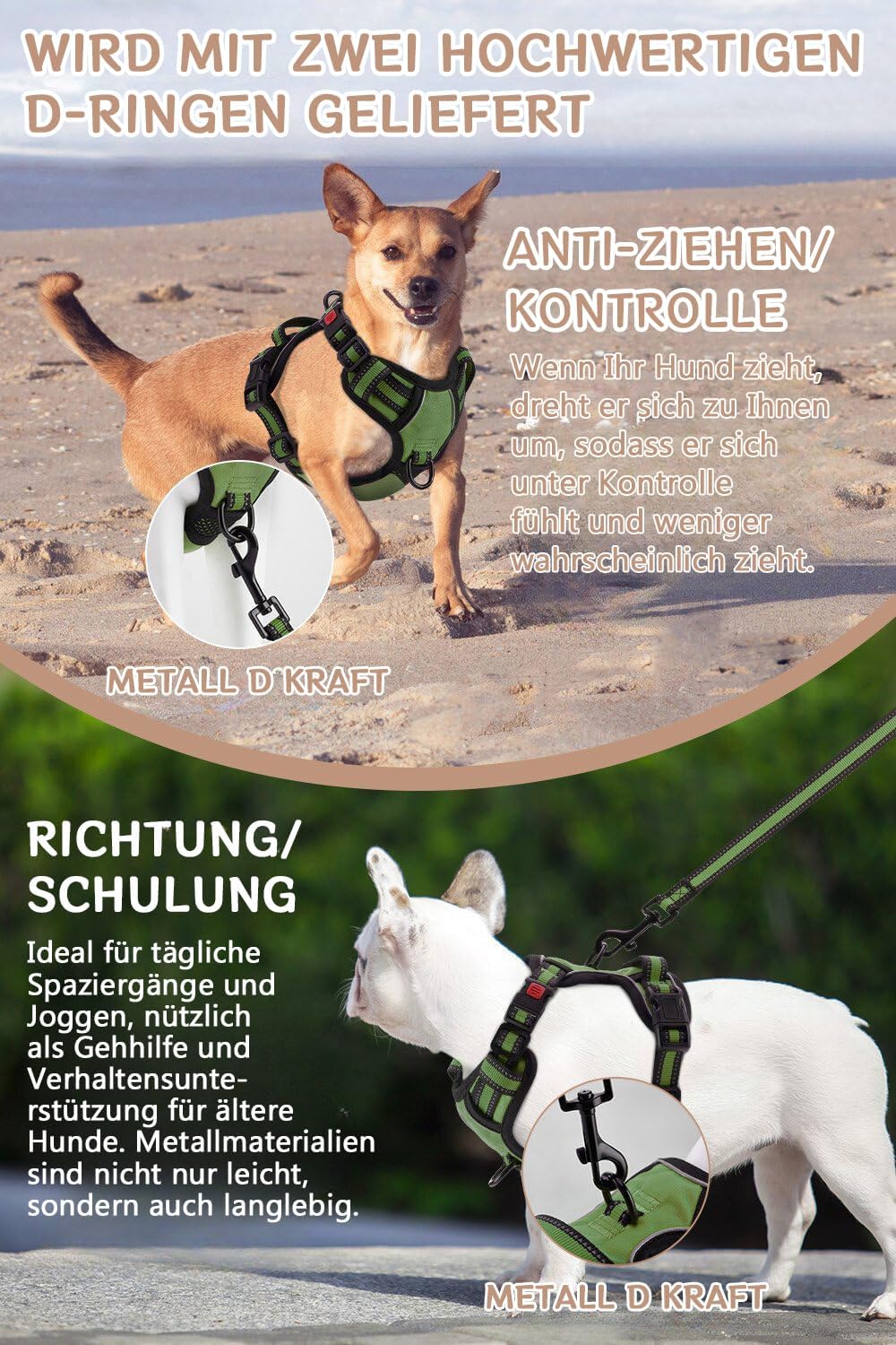Thumbnail 2 de BaoCheng Hundegeschirr M 3 Schnallen