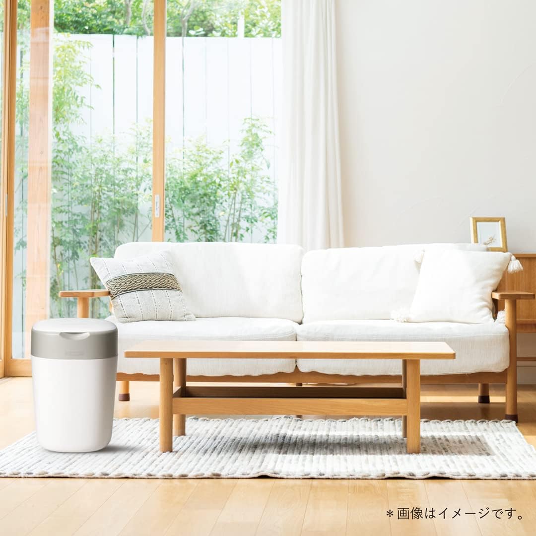 Detalle de Combi ポイテック W防臭 紙おむつ処理ポット ねじって密閉・カセット1個付