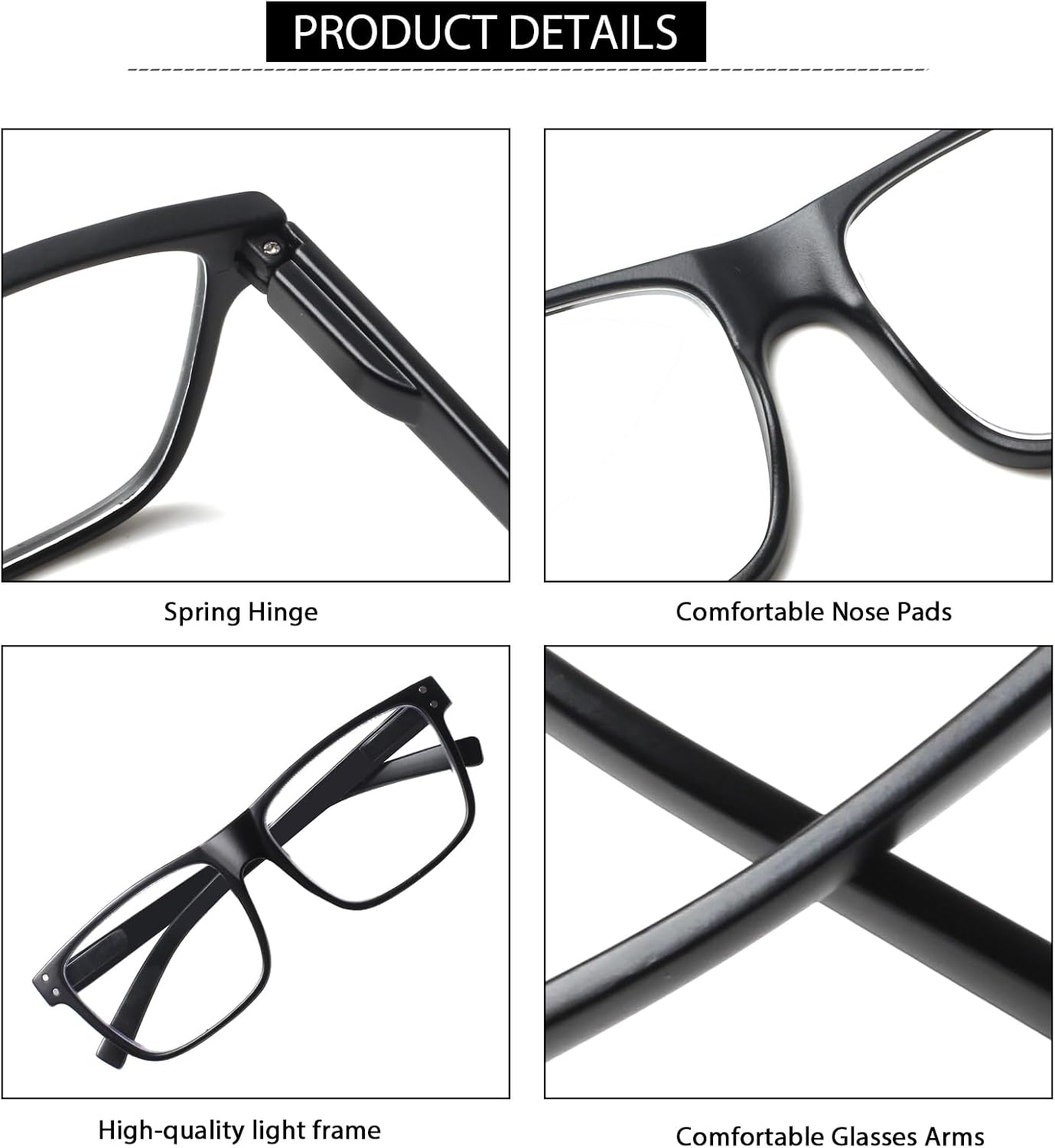 Detalle 2 de Kerecsen Reading Glasses, 5-Pack