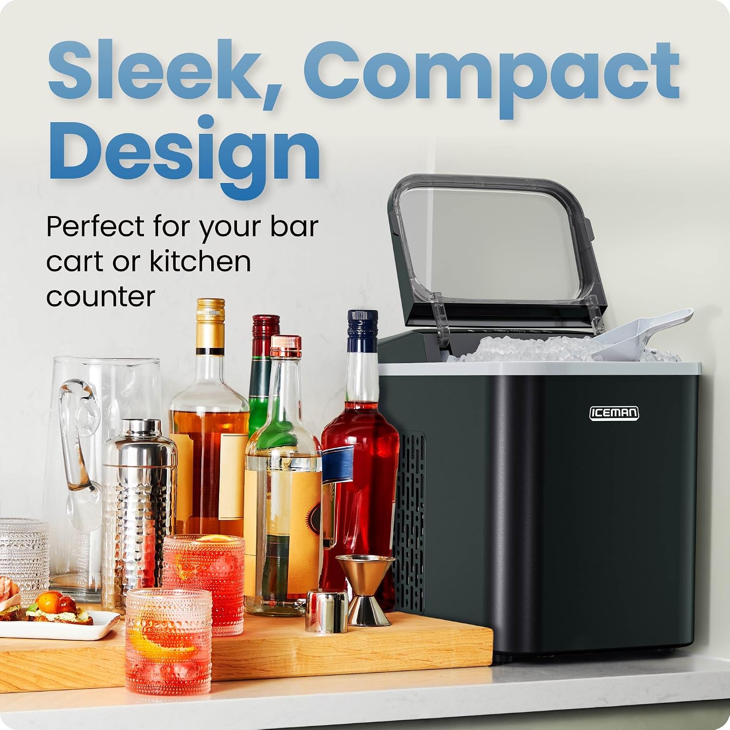 Detalle de Iceman RJ56-PB-V2 Pebble Ice Maker, 26 lb/day, 8-Minute First Batch