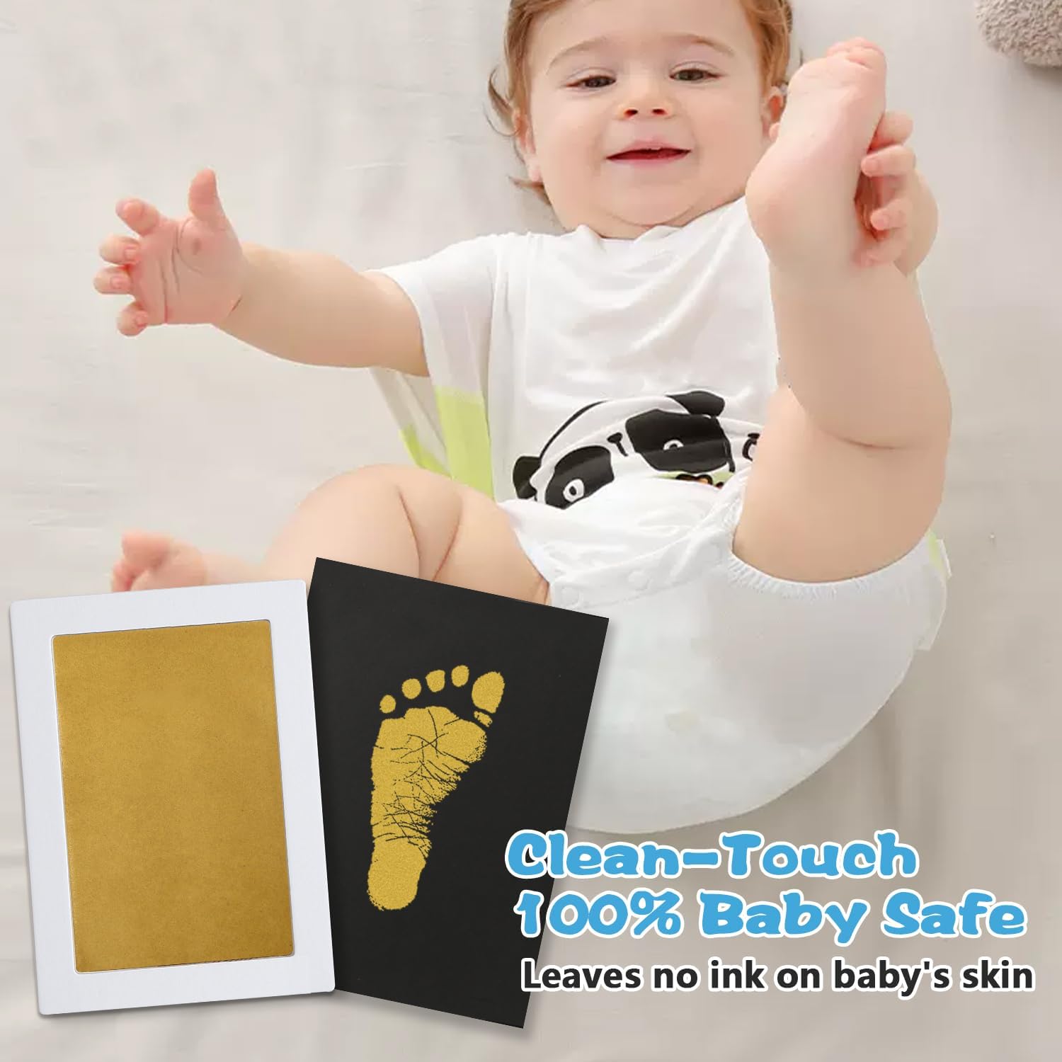 Detalle 2 de Zemiu Baby Handprint and Footprint XL Kit, 2 pcs