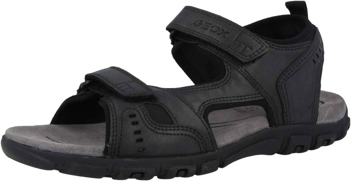 Detalle de Geox U Sandal Strada A – Sandali da uomo con punta aperta